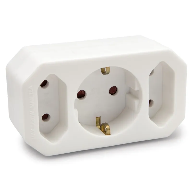 Förgreningspropp 2+1-Vägs Jordad, Bårebo 961041 Sänkt pris