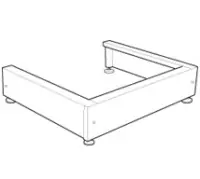 Fynd Förhöjningfot till EVC 240,VVM 300,