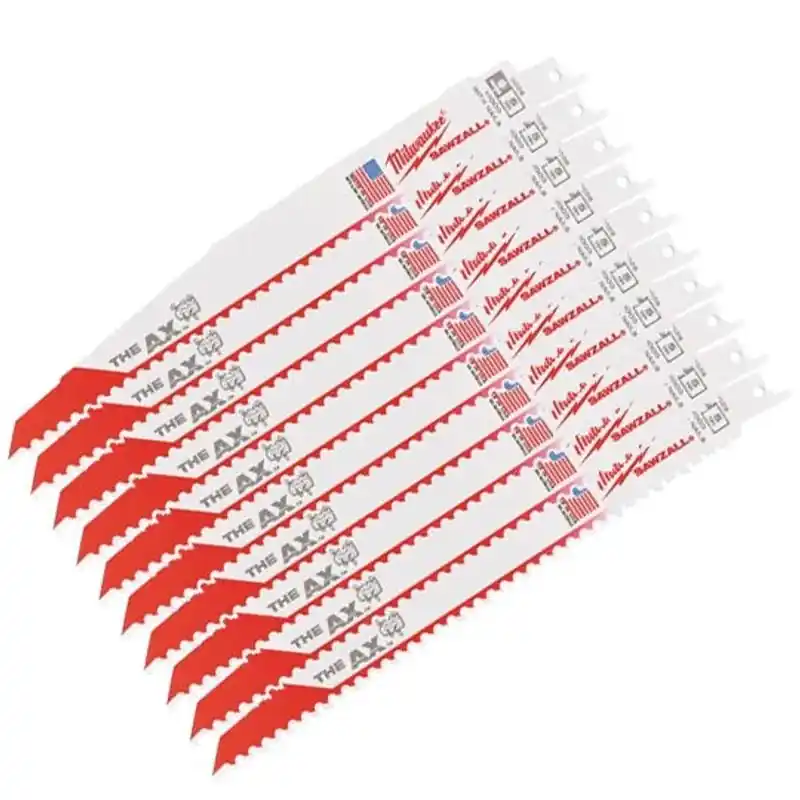 Kampanjpris Milwaukee AX Tigersågblad 230mm 25-Pack (För trä & trä med spik)