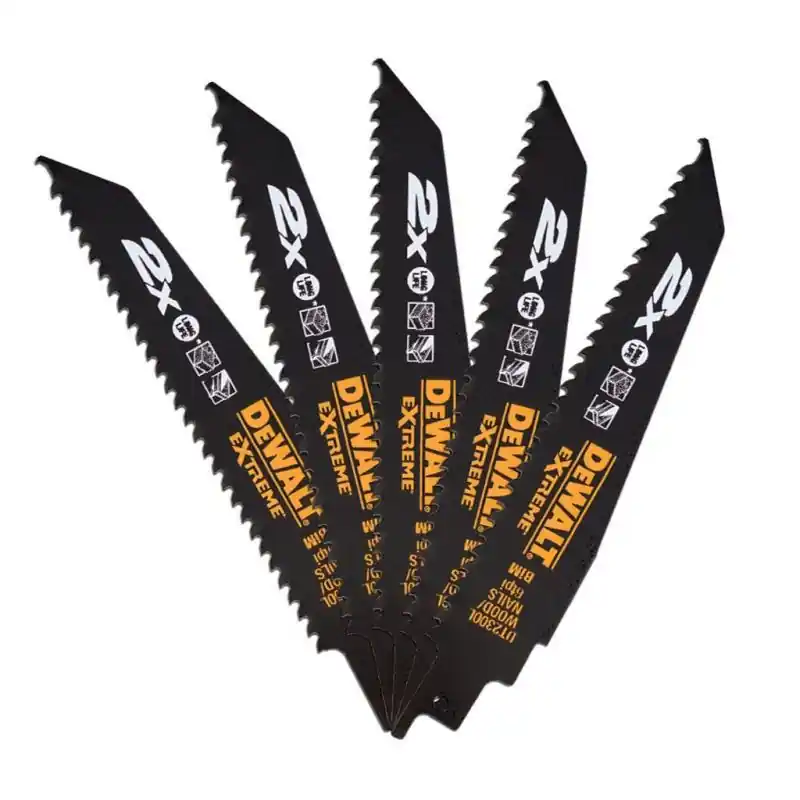 Snabb frakt DeWalt DT2300L Tigersågblad Trä/Trä m. Spik 152mm 5-P