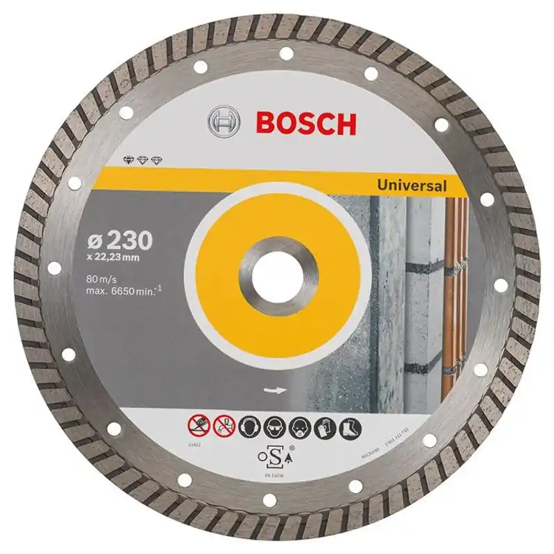 risnedsättning Bosch Diamantkapskiva 230mm PROF UNIVERSAL TURBO