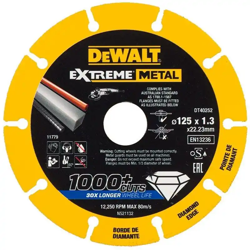 DeWalt DT40252 Diamantkapskiva för stålmaterial 125mm Premium