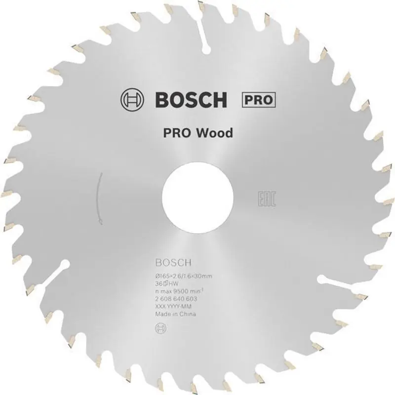 Bosch Optiline Wood Cirkelsågklinga 165x30x36T OPTILINE Köp nu