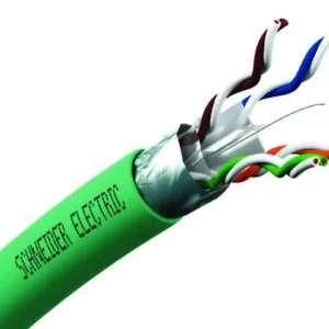 Snabb frakt Schneider Electric LexCom/Actassi Datakabel Cat6 F/UTP 4P Grön Löpmeter