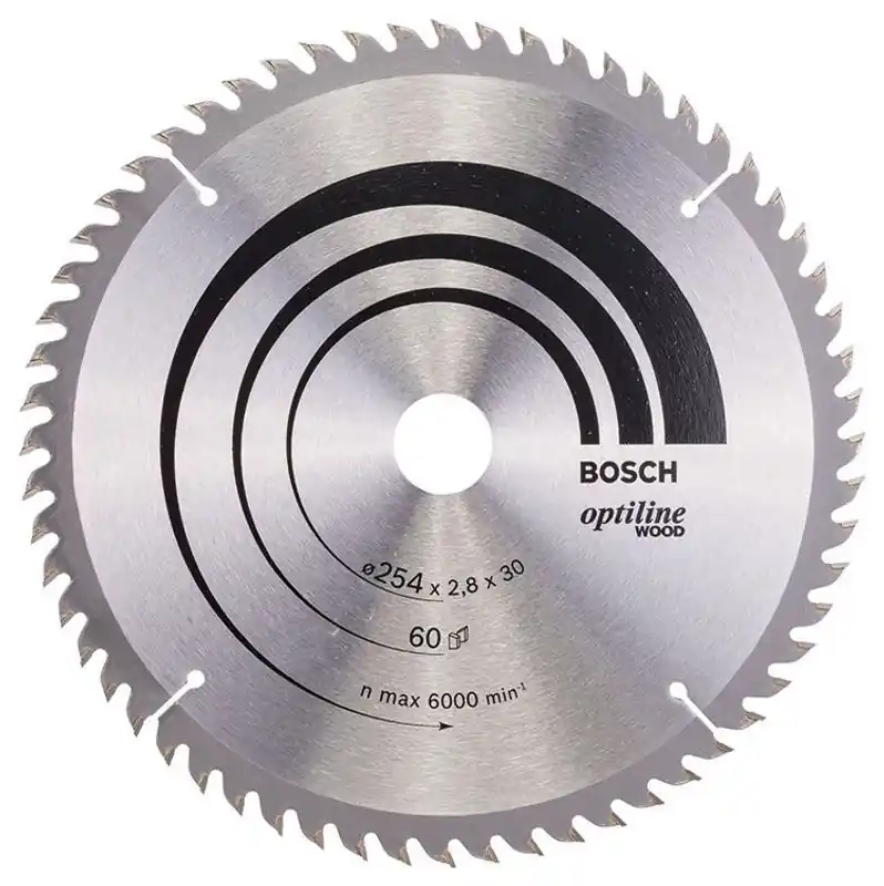 Fynd Bosch Sågklinga 254x2,8x30mm 60T TRÄ Optiline