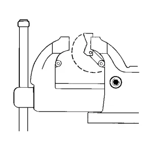 Prismaback till bänkskruvstycke Matador 120 1-P Nyhet