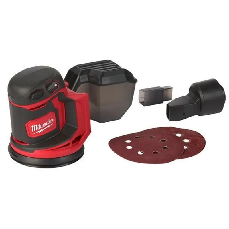 Milwaukee M18 BOS125-0 Slipmaskin 18V (Utan batterier) Säker betalning