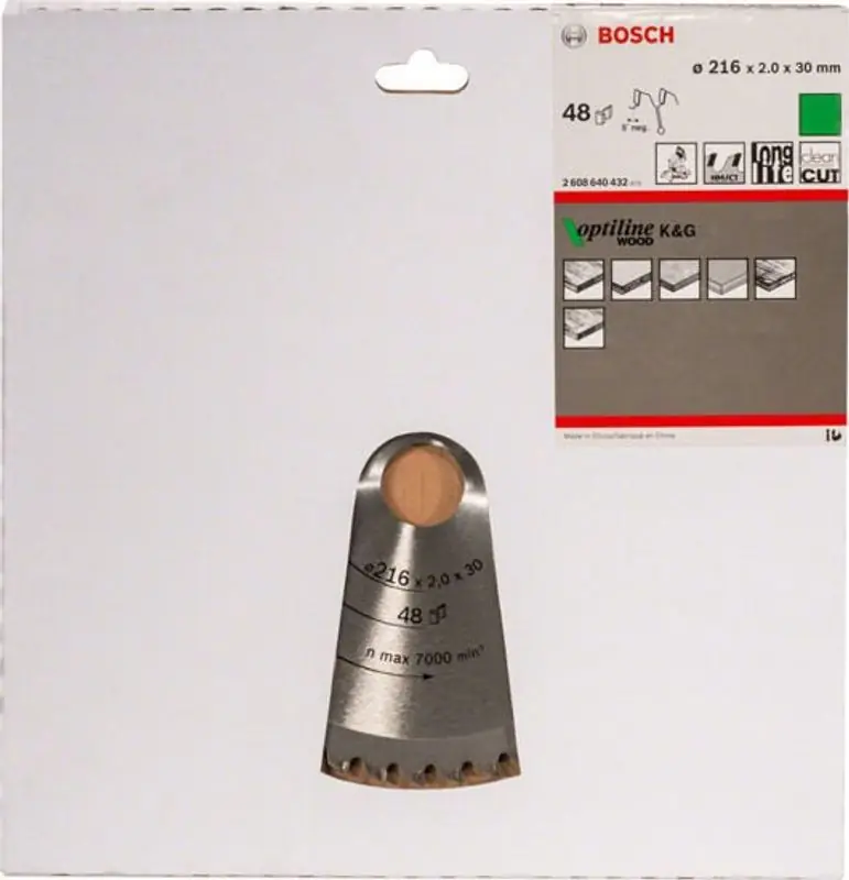 Bosch Cirkelsågsklinga 216x30mm 48T Beställ nu