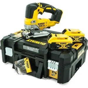 Köp online DeWalt DCS334P2 Sticksåg Bygelhandtag T-STAK 18V XR (2x5,0ah)