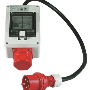 Expressleverans Portabel Jordfelsbrytare 3-fas 16A