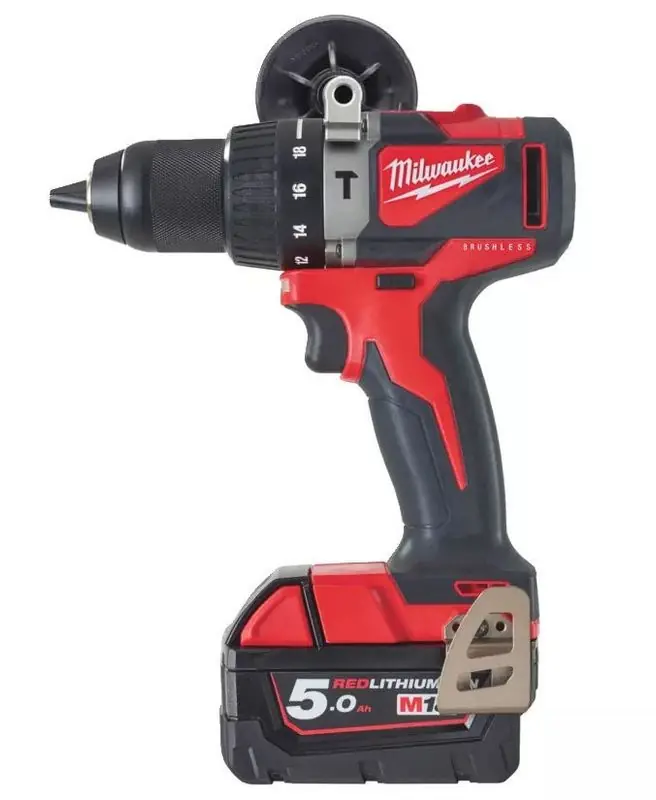 Milwaukee M18 BLPD2-502X Slagborrmaskin 18V (2x5,0ah) Extra rabatt