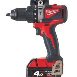 Erbjudande Milwaukee M18 BLPD2-402X Slagborrmaskin 18V (2x4,0ah)