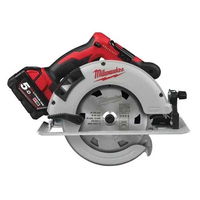 Milwaukee M18 BLCS66-502X Cirkelsåg 190mm 18V Kolborstfri (2x5,0ah) Begränsat antal