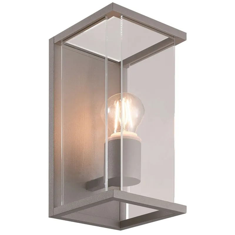 Billig Väggarmatur Bore III, Silver, IP54, Malmbergs 9977254