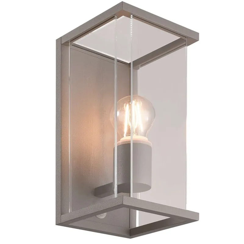 Sista chansen Väggarmatur Bore Pir, Silver, IP54, Malmbergs 9977252