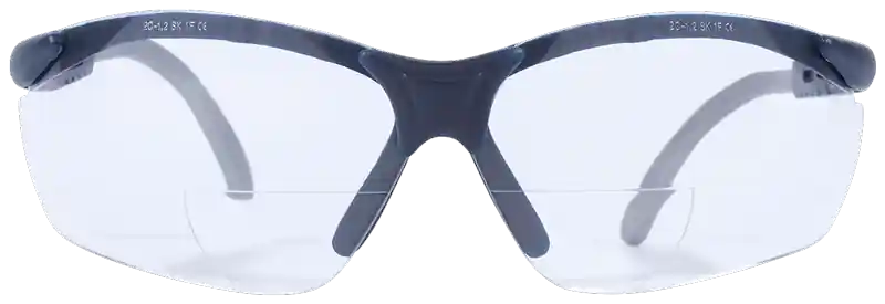 Zekler Skydds- och läsglasögon  55 Bifocal BI-focal PC 1,5 risnedsättning
