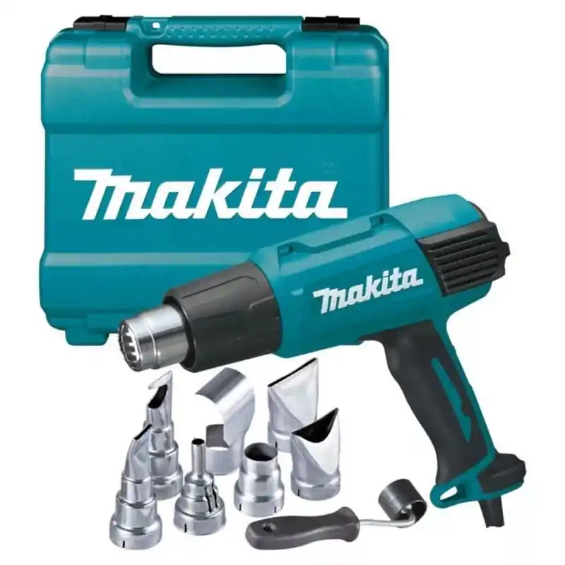 Begränsat antal Makita HG6531CK Varmluftspistol 2000W 50-650º