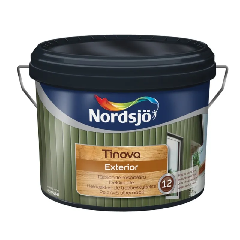 Fasadfärg TINOVA Exterior Röd 2,5L, Nordsjö Kampanj