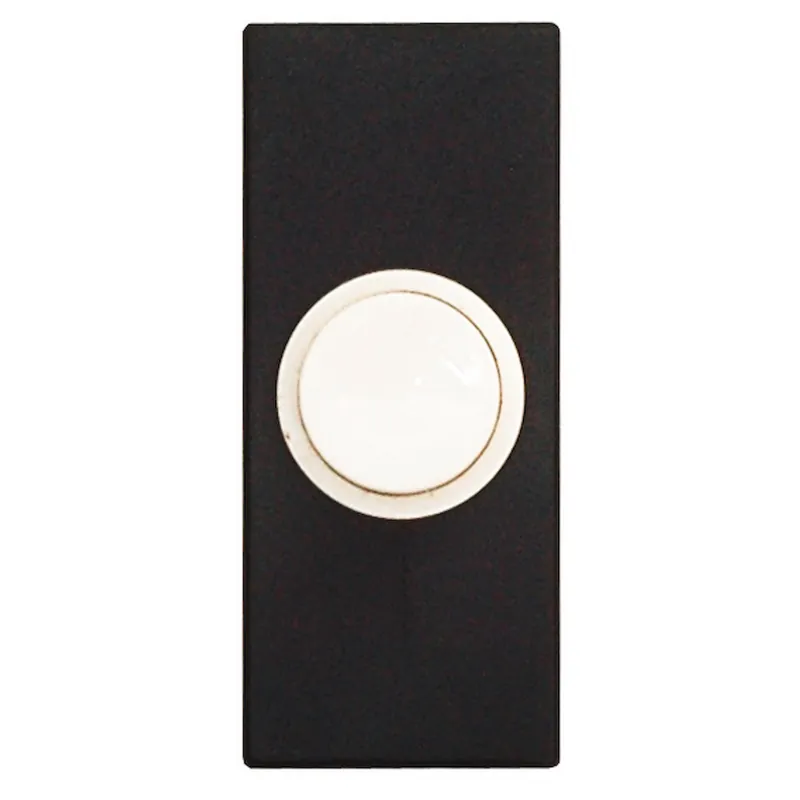 Nedsatt pris Dörrtryckknapp Svart, Utan Belysning, Malmbergs 5338368