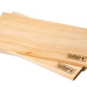 Fynd Weber 17831 Rökplanka Cederträ Stor 2-P