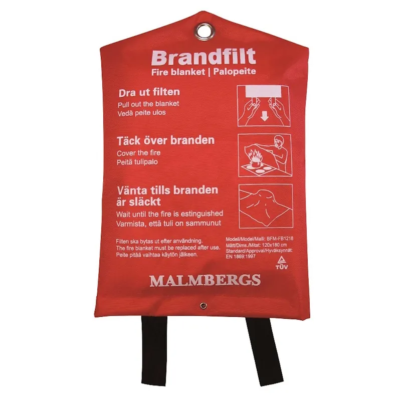 Brandfilt, 120X180cm, Malmbergs 9994017 Kampanj