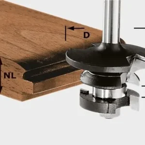 Festool Kontraprofilfräs fjäder HW S8 D43/21 A/KL Begränsat erbjudande