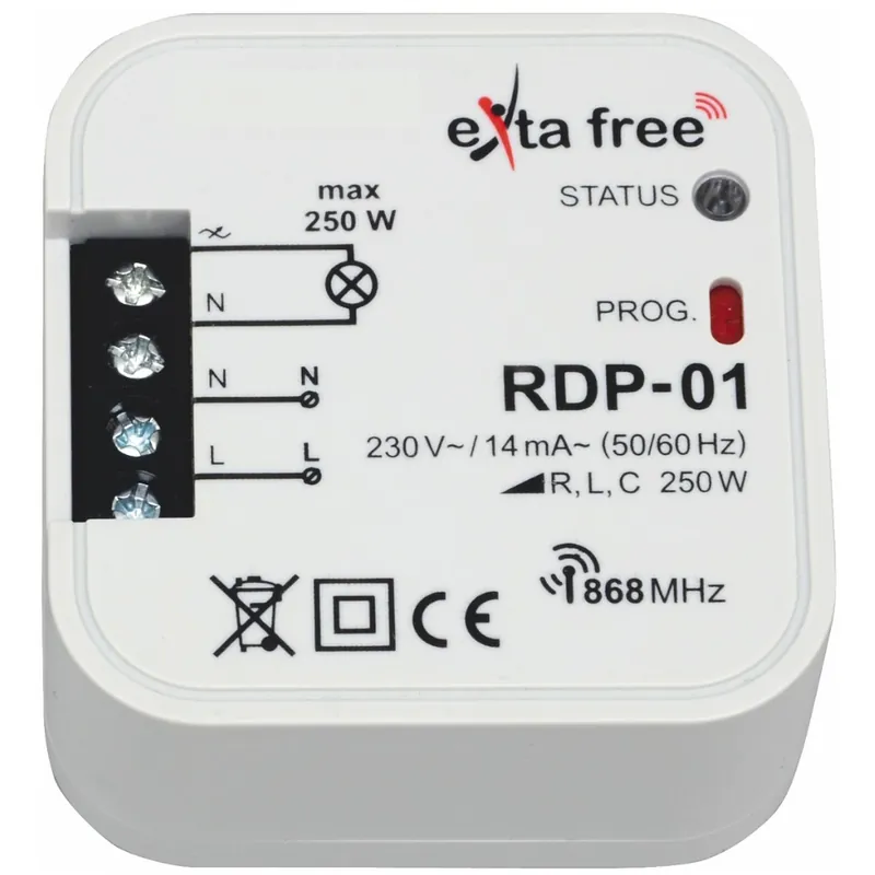 Dimmer 868,32Mhz, 230V, IP20, Malmbergs 9952004 Nyhet