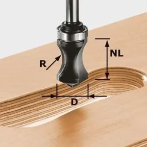 Bästa pris Festool Grepplistfräs HW S8 R16/NL32