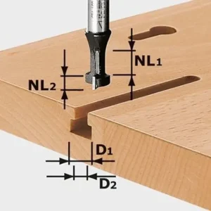 Festool T-notfräs HW S8 D10,5/NL13 Snabb leverans