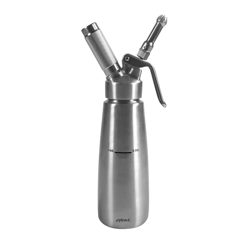 Säker betalning Gräddsifon 0,5L Rostfritt Stål Exxent 61112