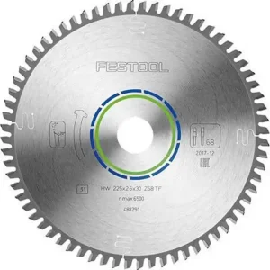 Kampanj Festool Sågklinga HW 225x2,6x30 TF68 (Aluminium)