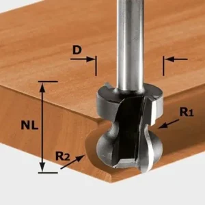 Populär Festool Grepplistfräs HW S8 D22/16/R2,5+6