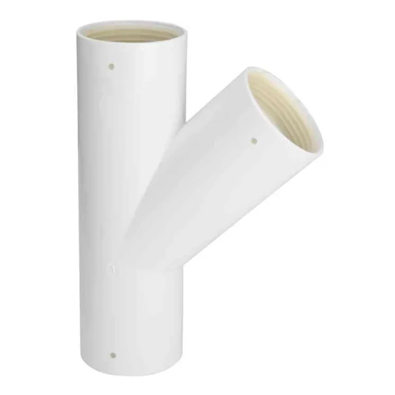 Billigare Grenrör Med Gummität 45x45GR Polypropen Vit Gelia