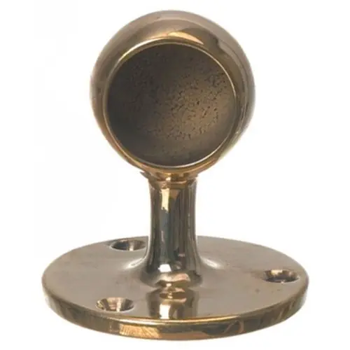 Räckhållare Ändstycke för Grabbräcke ø36 mm Polerad Mässing Trygg betalning