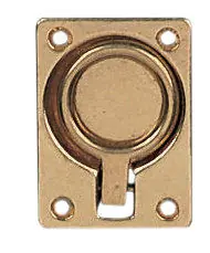 Durkbeslag Polerad Mässing, 47x63mm Extra rabatt