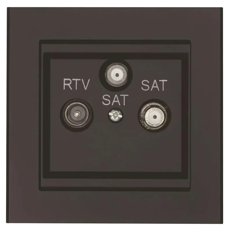 Billigare Slututtag Optima TV/2XSAT Svart, Malmbergs 6080059