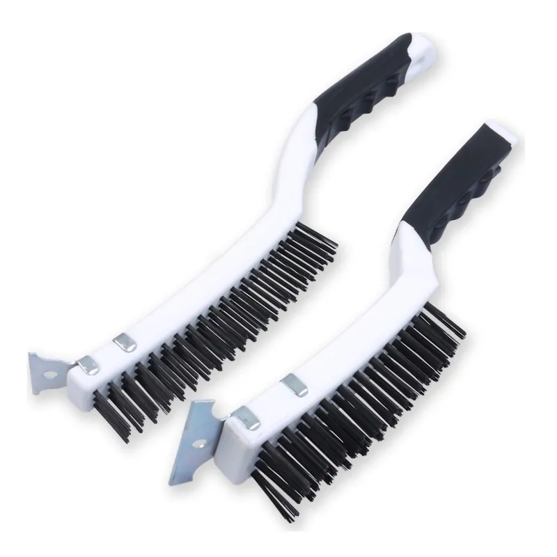 Erbjudande Stålborste 3-Rad ABS 2C Scraper QPT