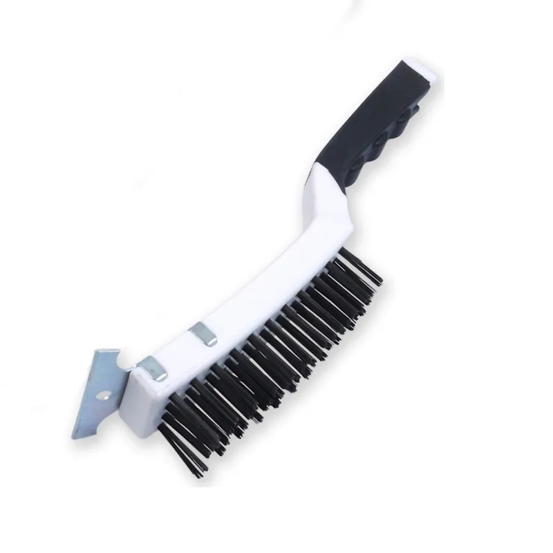 Premium Stålborste 4-Radig 2C Scraper QPT