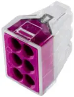 Endast idag TOPPKLÄMMA 6-LEDARE WAGO