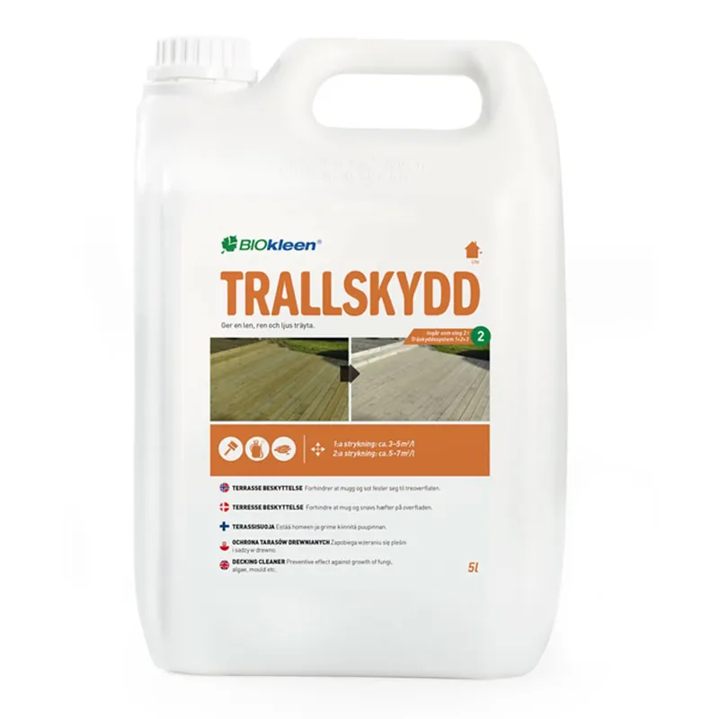 Trä och Trallskydd Biokleen 5L Expressleverans