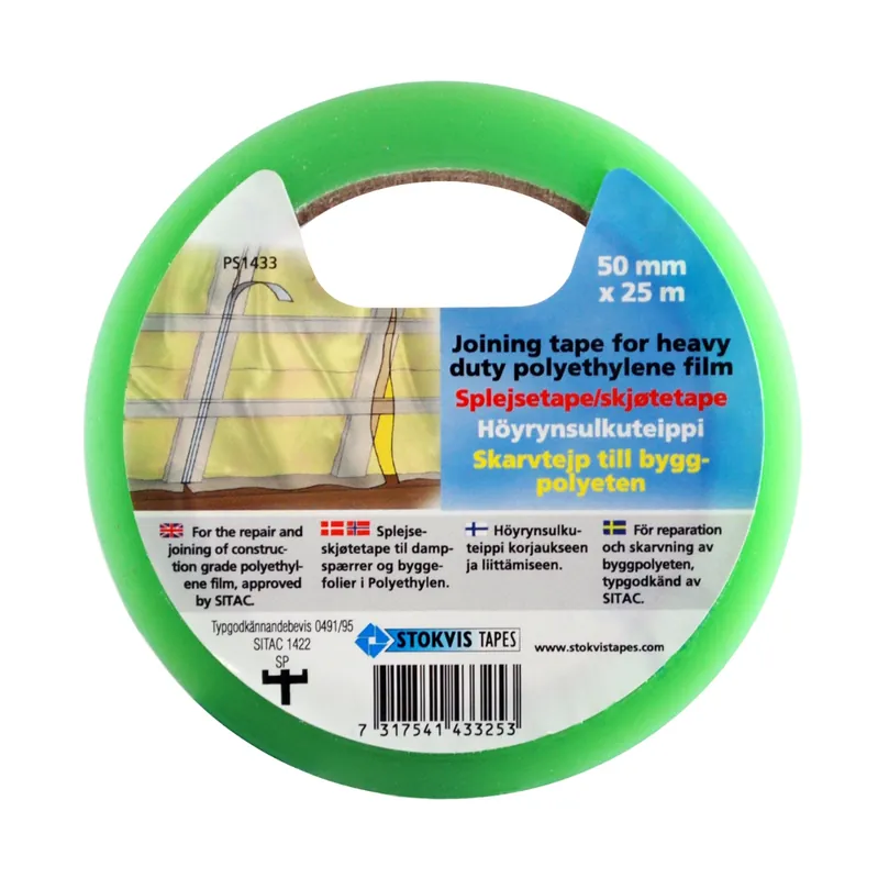Nyhet Skarvtejp Till Byggpolyeten 50mmx25m, Stokvis