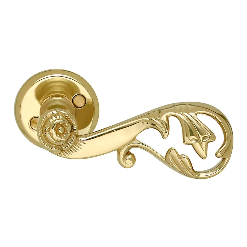 Ytterdörrhandtag 117mm Polerad Mässingsfinish Beslagsboden B160 Rabatt