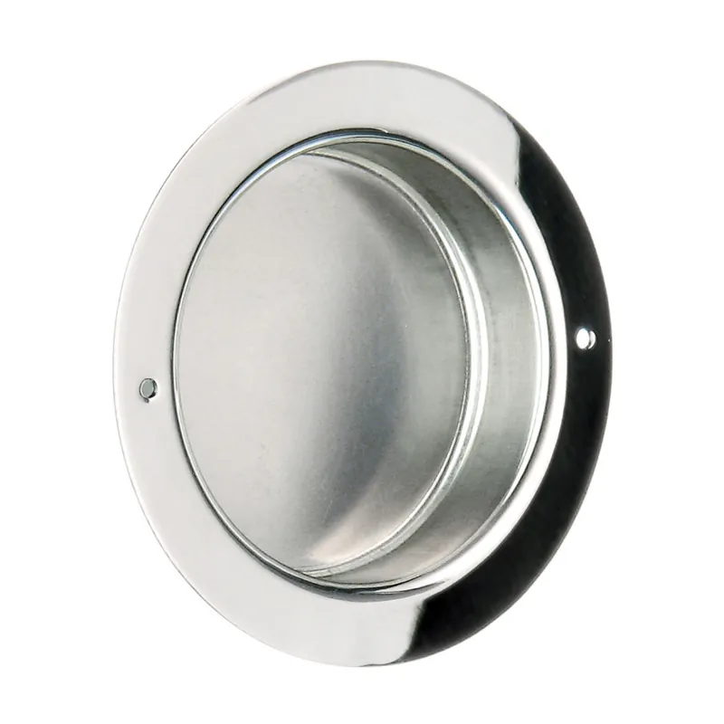 risnedsättning Skjutdörrsskål 50mm Polerat Rostfritt Stål Beslagsboden BK903