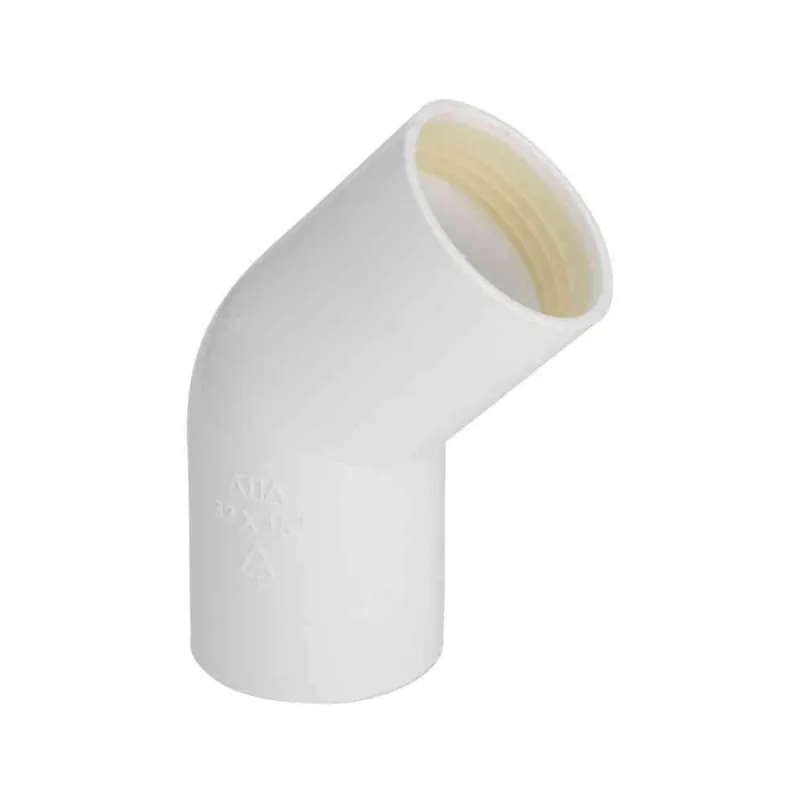 Böj Med Gummitätning 32x45GR Polypropen Vit Gelia Beställ nu