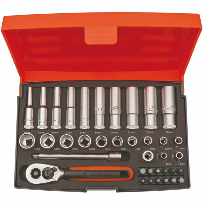 Hylsnyckelsats SL25L 37 Delar Bahco I lager