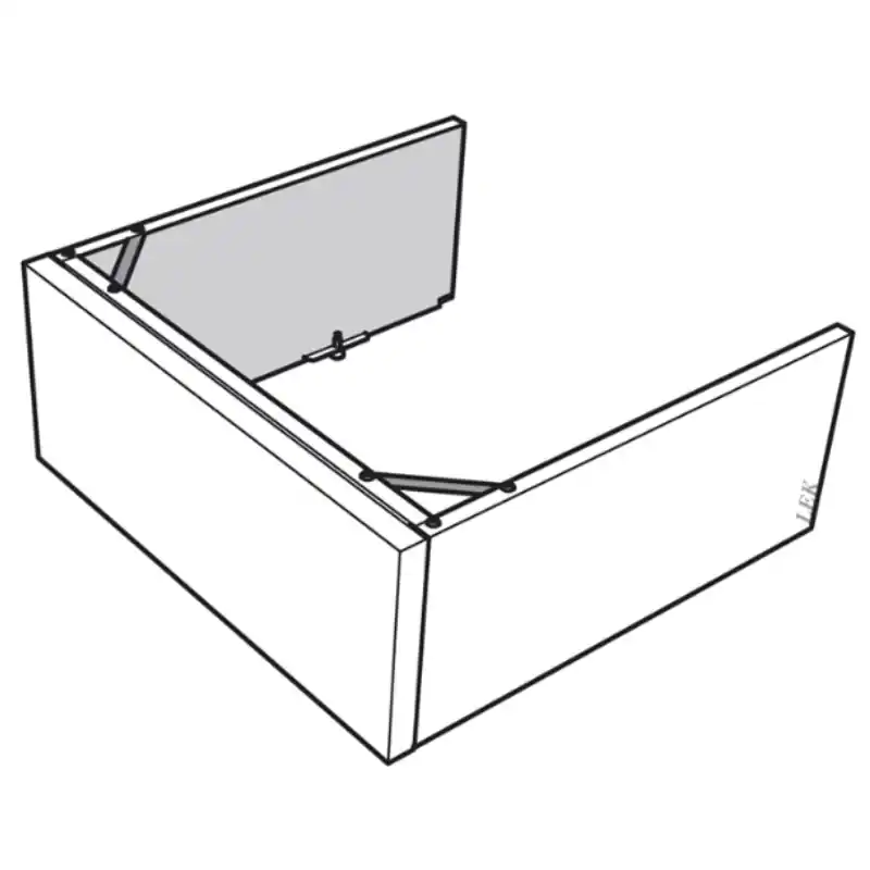 Sänkt pris Överskåp till NIBE F-730 m.fl. 245 mm