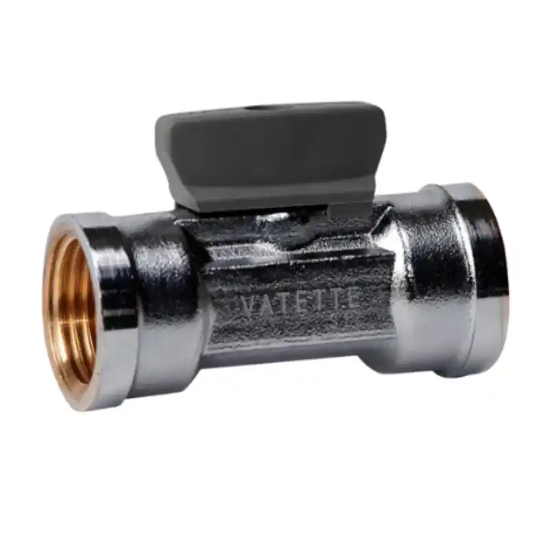 Kulventil Rak Vatette Med Vred Invändig G10 Fynd