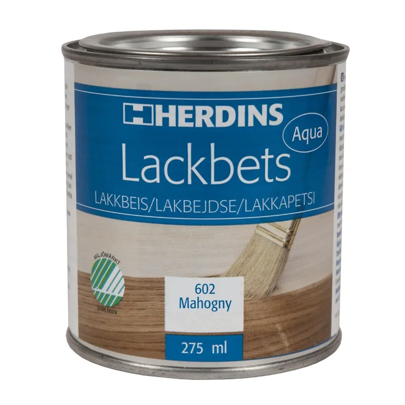 Lackbets Aqua 602 Mahogny 275ml, Herdins Endast denna vecka