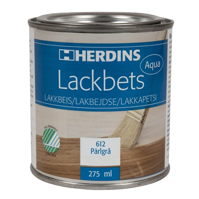 Endast idag Lackbets Aqua 612 Pärlgrå 275ml, Herdins