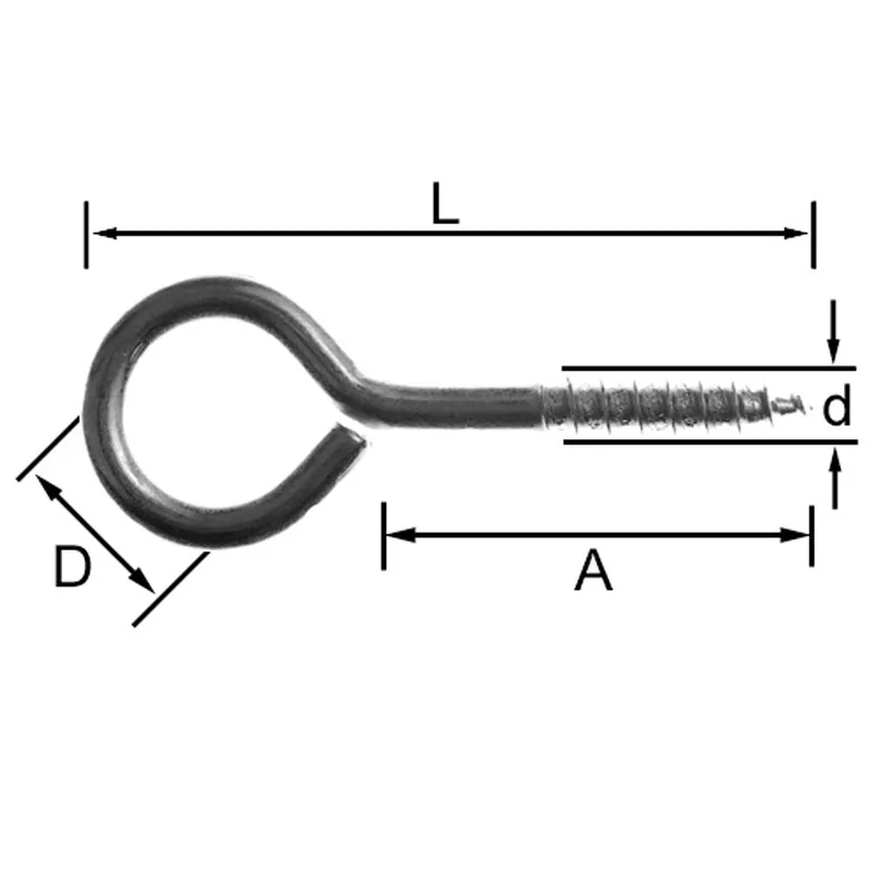 SKRUVÖGLA ART1 FZB 40X14MM 5ST Nyhet